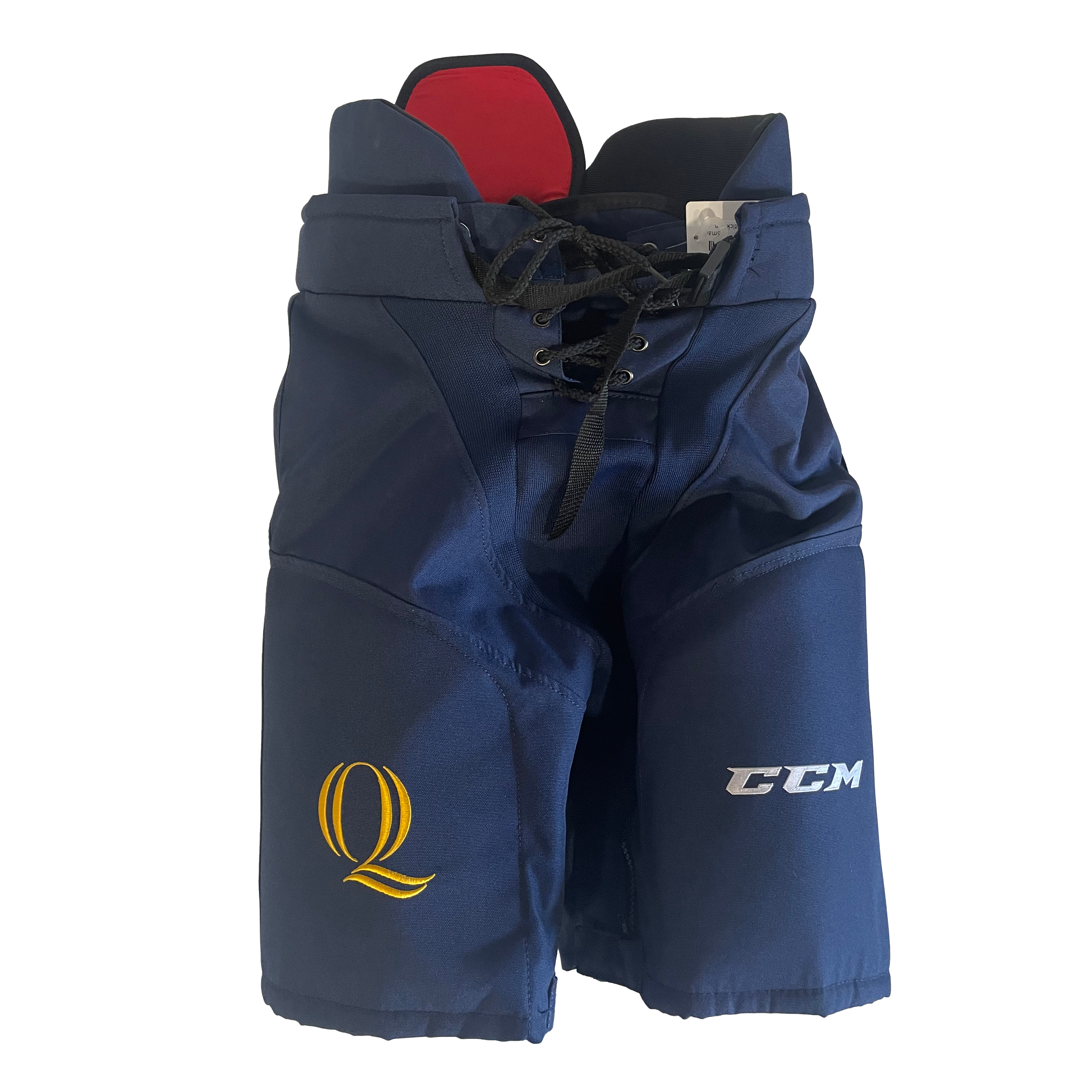 CCM HPWM2 - Pantalon de hockey NCAA Pro Stock pour femme (bleu marine)